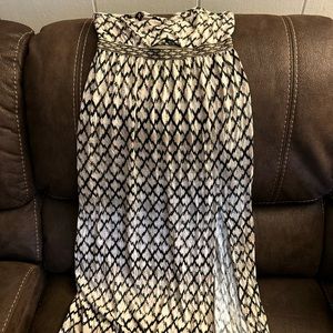 Silence and Noise strapless maxi dress